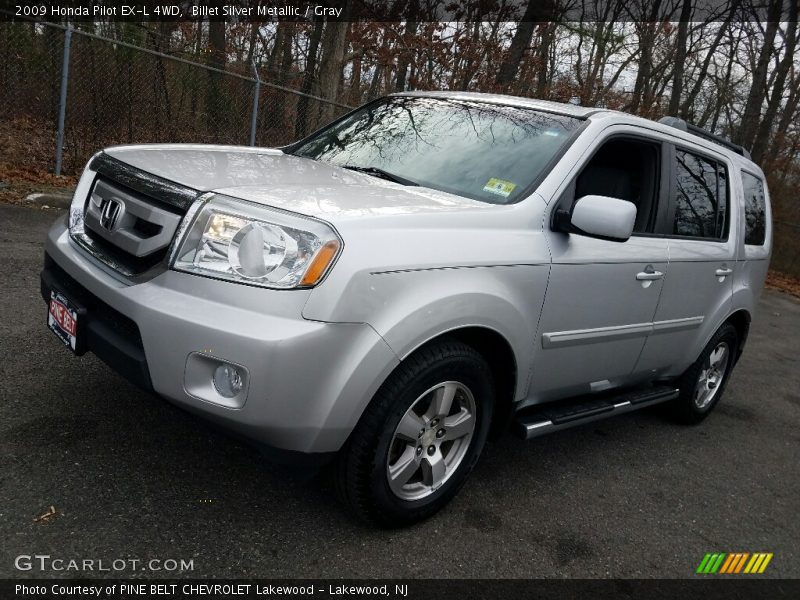 Billet Silver Metallic / Gray 2009 Honda Pilot EX-L 4WD