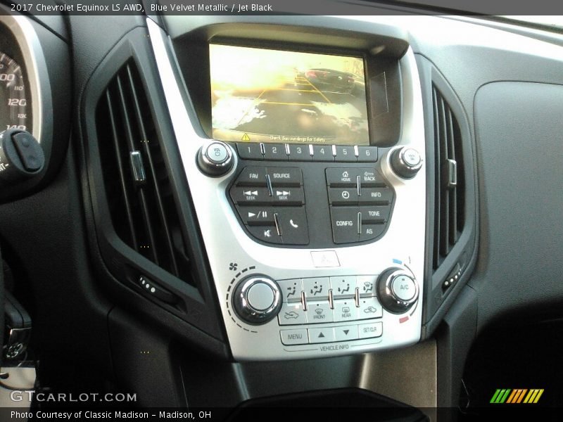 Blue Velvet Metallic / Jet Black 2017 Chevrolet Equinox LS AWD