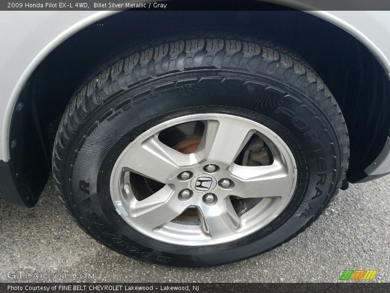 Billet Silver Metallic / Gray 2009 Honda Pilot EX-L 4WD