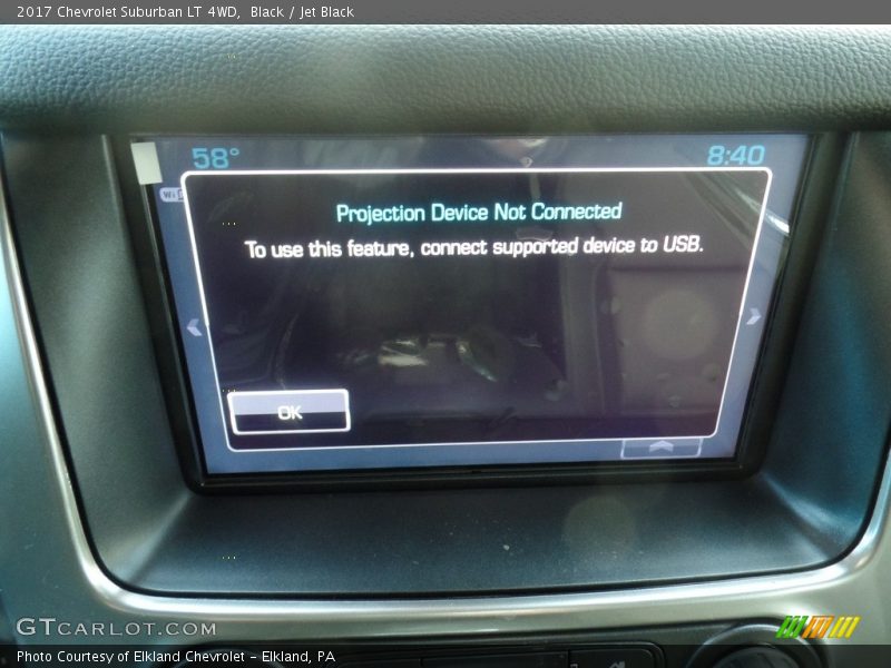 Black / Jet Black 2017 Chevrolet Suburban LT 4WD