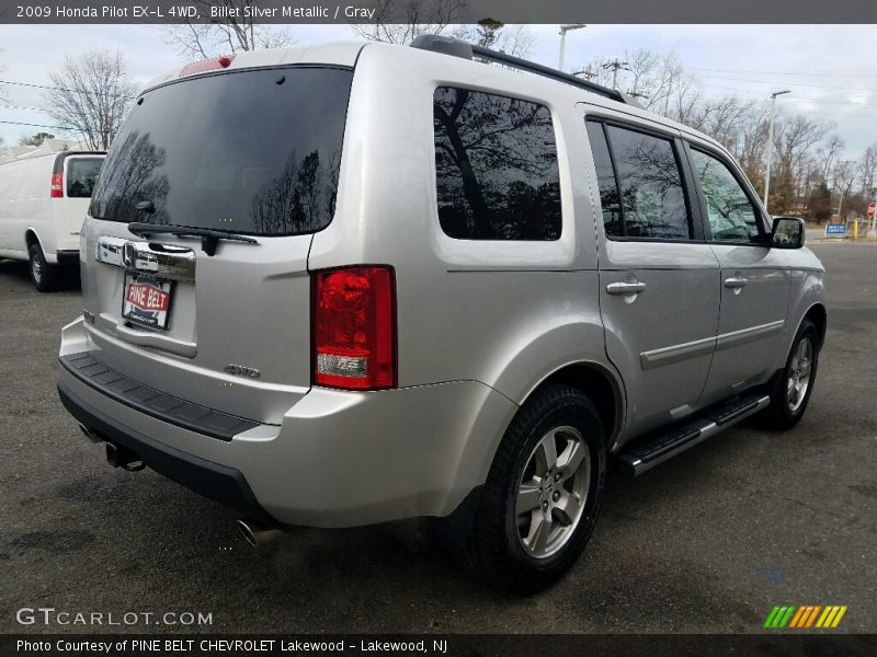 Billet Silver Metallic / Gray 2009 Honda Pilot EX-L 4WD