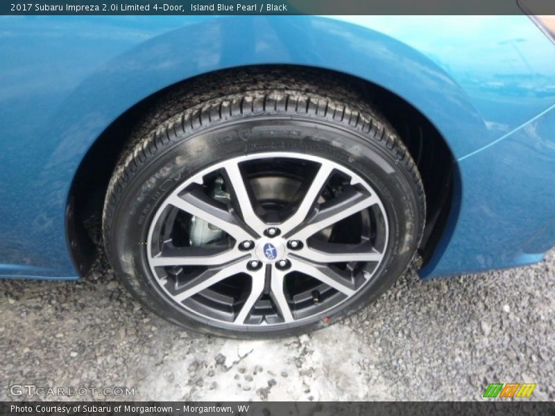 Island Blue Pearl / Black 2017 Subaru Impreza 2.0i Limited 4-Door