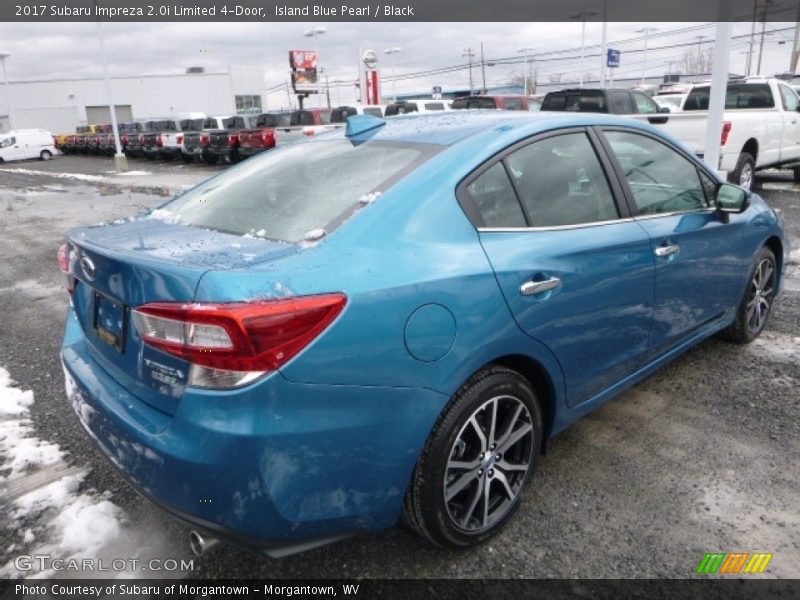 Island Blue Pearl / Black 2017 Subaru Impreza 2.0i Limited 4-Door