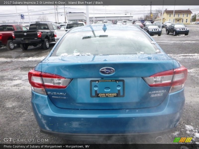 Island Blue Pearl / Black 2017 Subaru Impreza 2.0i Limited 4-Door