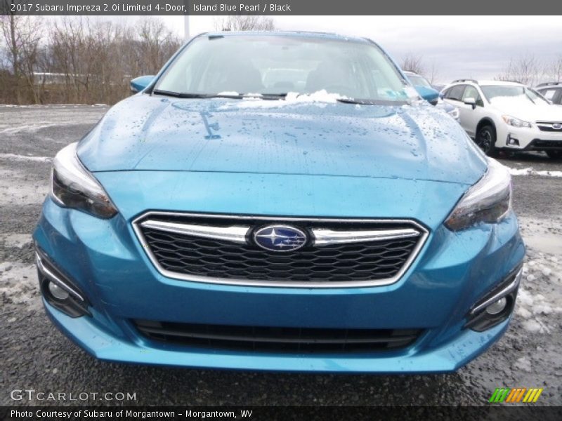 Island Blue Pearl / Black 2017 Subaru Impreza 2.0i Limited 4-Door