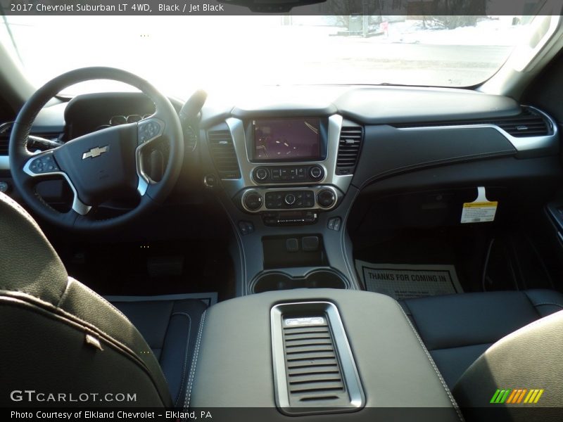 Black / Jet Black 2017 Chevrolet Suburban LT 4WD