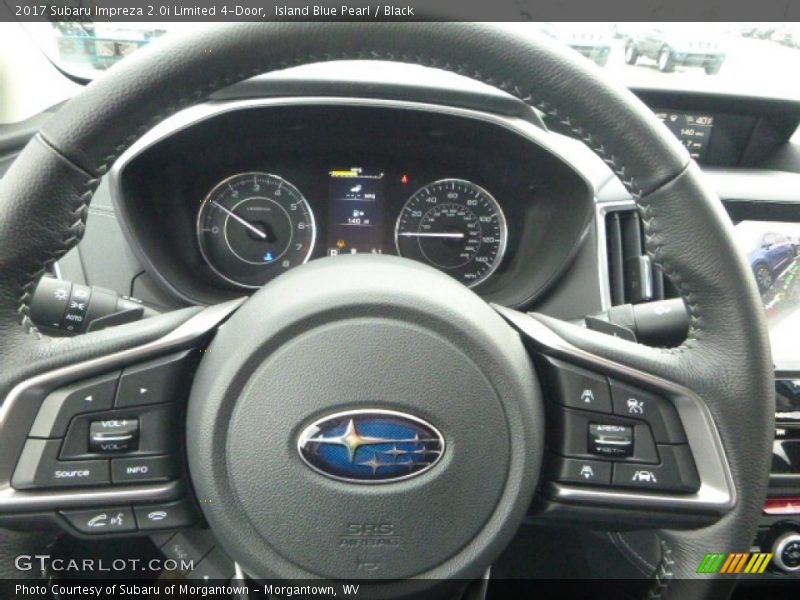 Island Blue Pearl / Black 2017 Subaru Impreza 2.0i Limited 4-Door