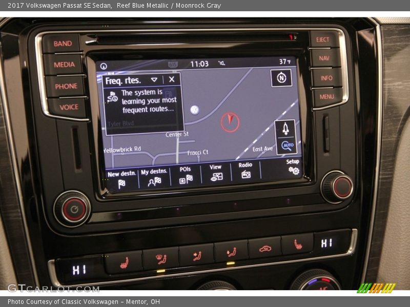 Navigation of 2017 Passat SE Sedan