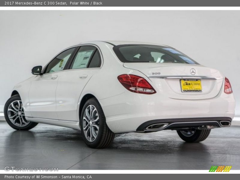Polar White / Black 2017 Mercedes-Benz C 300 Sedan