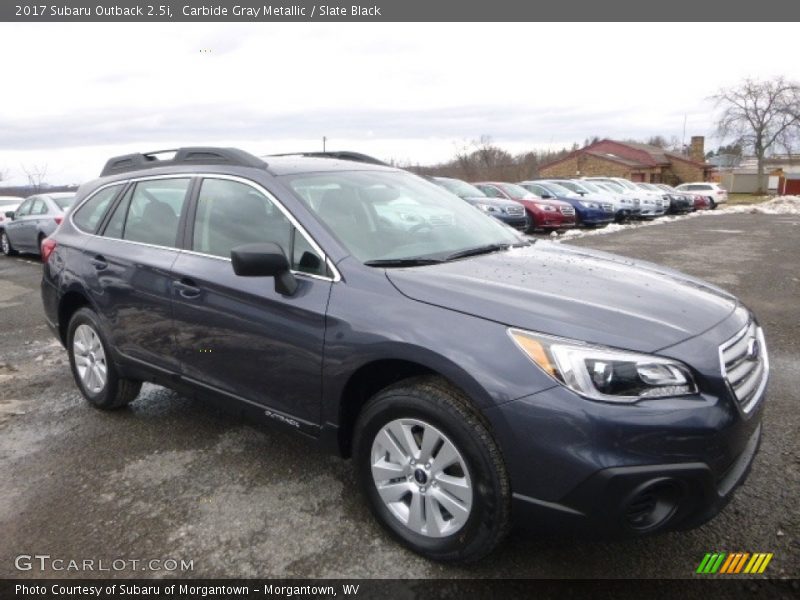 Carbide Gray Metallic / Slate Black 2017 Subaru Outback 2.5i