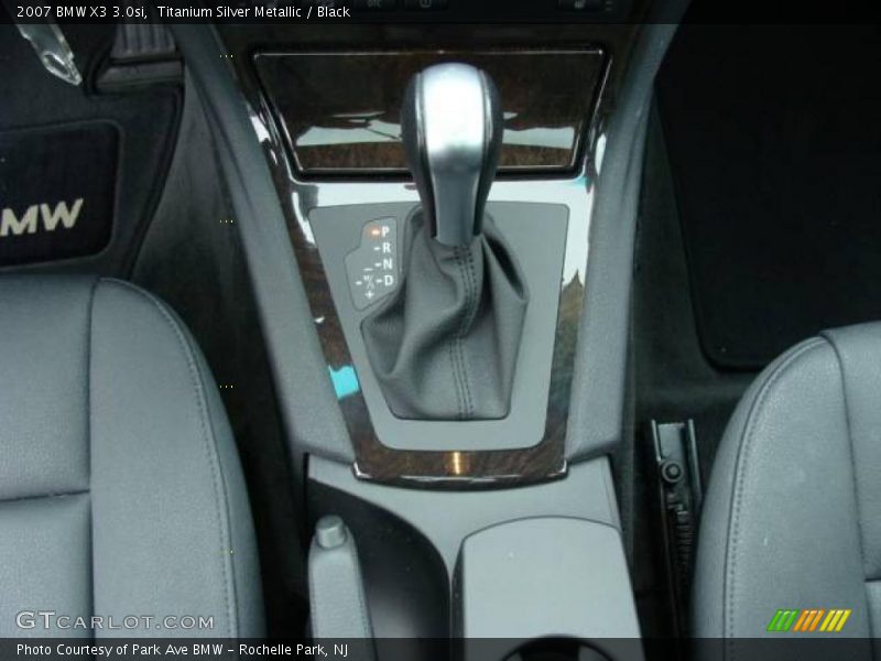 Titanium Silver Metallic / Black 2007 BMW X3 3.0si
