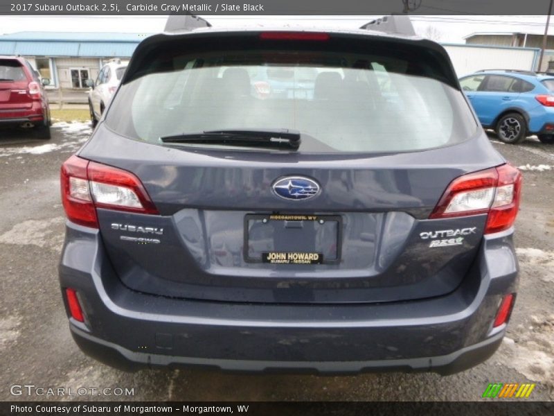 Carbide Gray Metallic / Slate Black 2017 Subaru Outback 2.5i