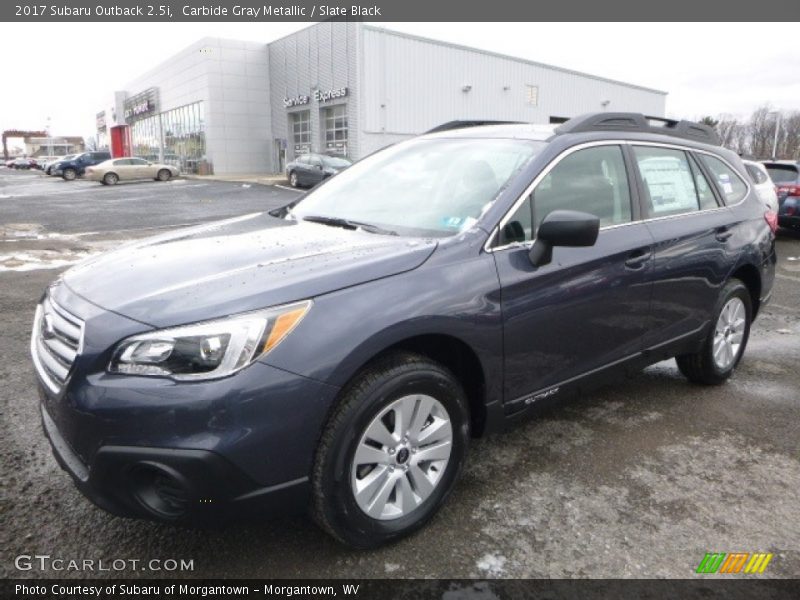 Carbide Gray Metallic / Slate Black 2017 Subaru Outback 2.5i
