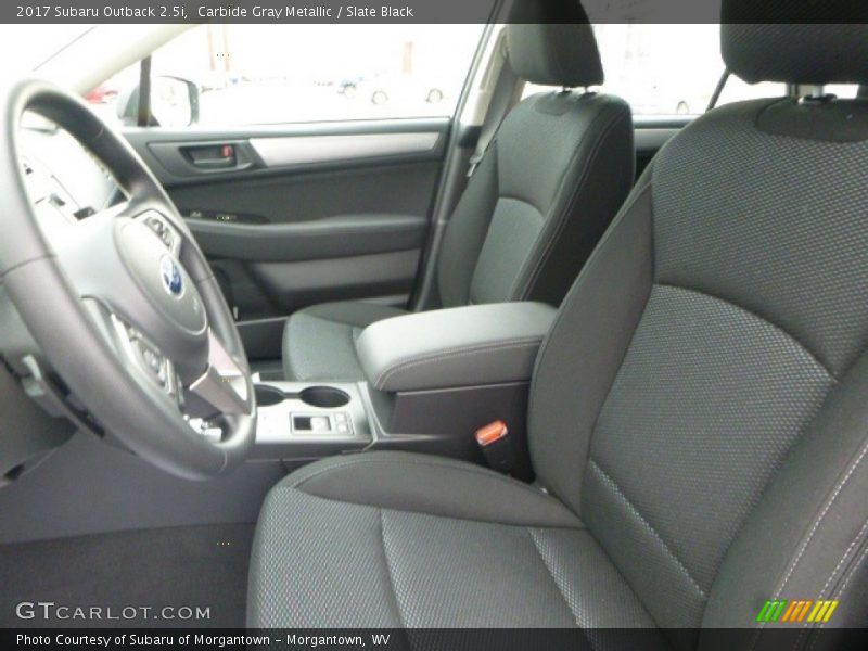 Carbide Gray Metallic / Slate Black 2017 Subaru Outback 2.5i