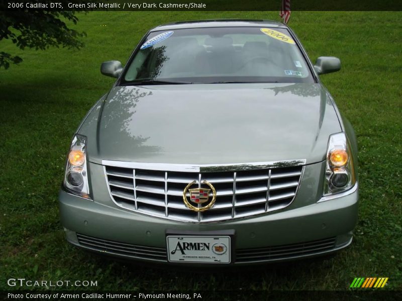 Green Silk Metallic / Very Dark Cashmere/Shale 2006 Cadillac DTS