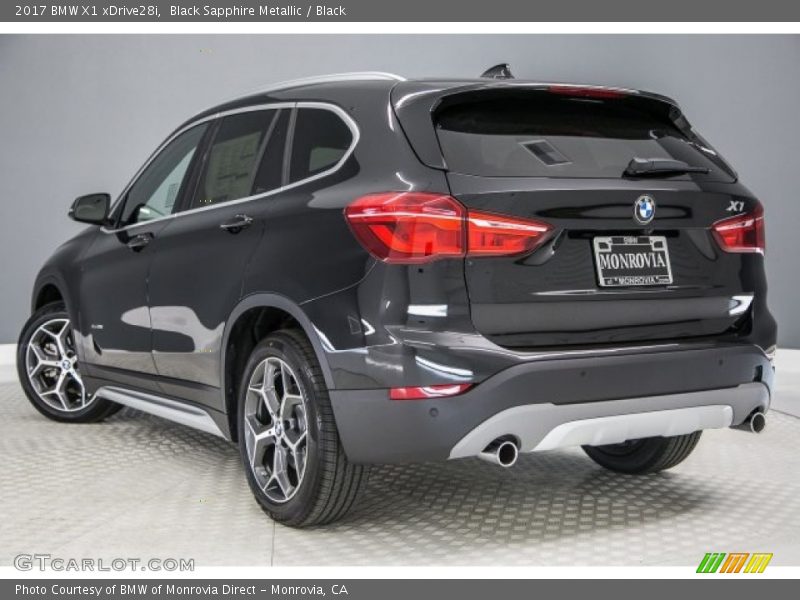 Black Sapphire Metallic / Black 2017 BMW X1 xDrive28i