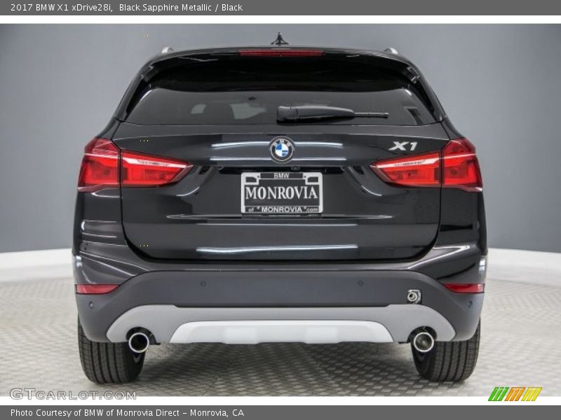 Black Sapphire Metallic / Black 2017 BMW X1 xDrive28i