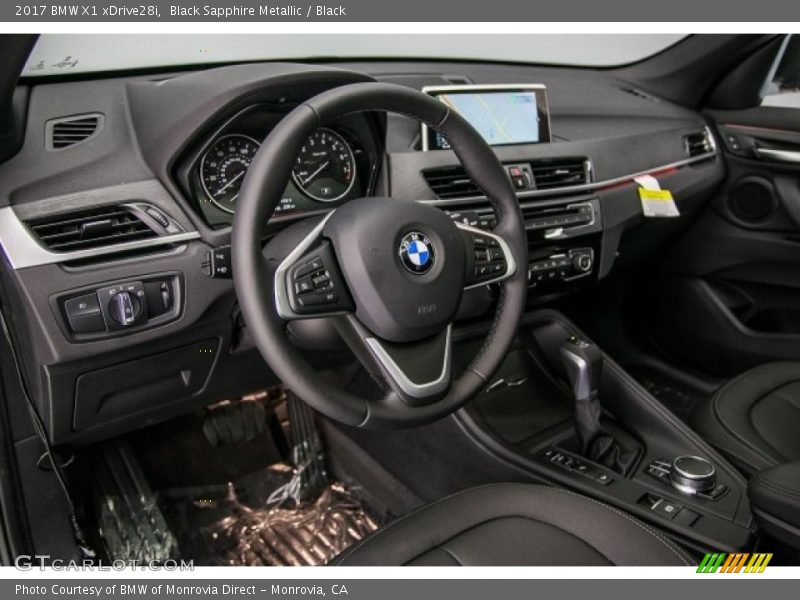 Black Sapphire Metallic / Black 2017 BMW X1 xDrive28i