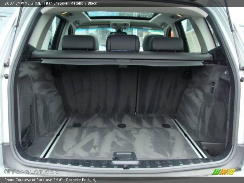 Titanium Silver Metallic / Black 2007 BMW X3 3.0si