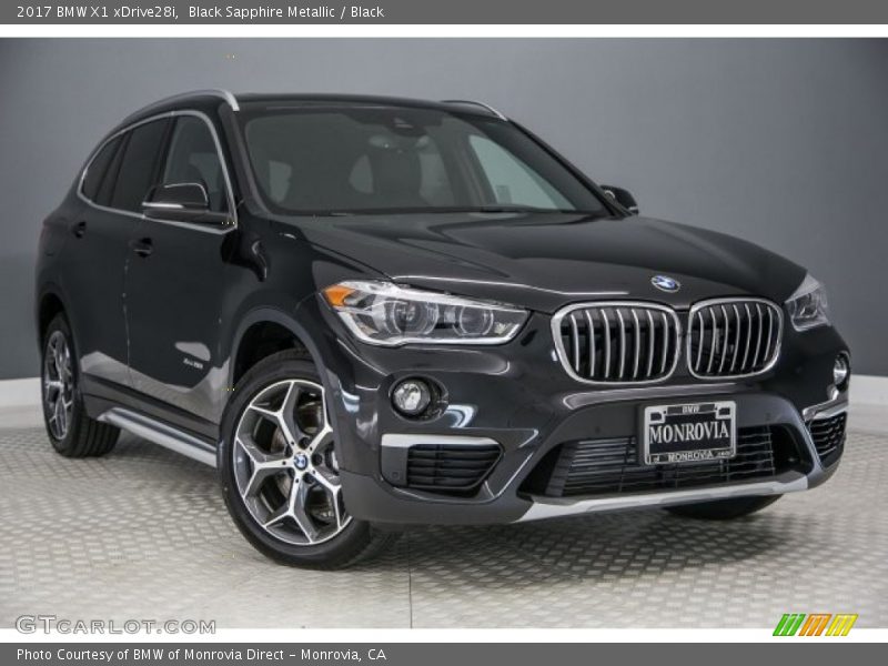 Black Sapphire Metallic / Black 2017 BMW X1 xDrive28i