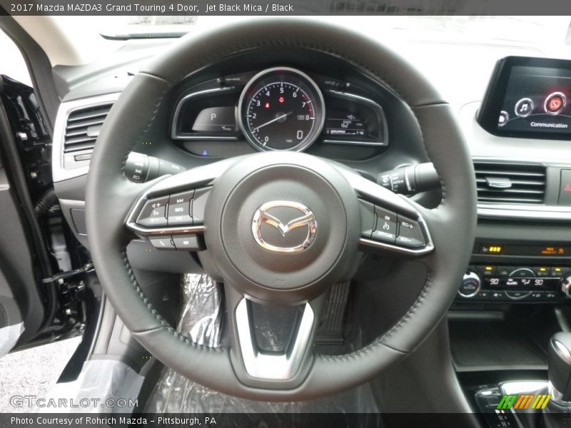 Jet Black Mica / Black 2017 Mazda MAZDA3 Grand Touring 4 Door