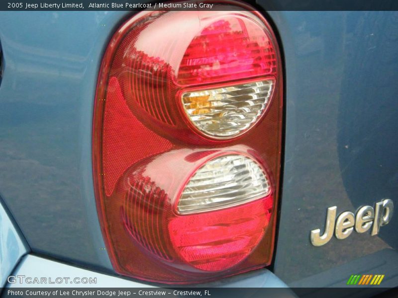 Atlantic Blue Pearlcoat / Medium Slate Gray 2005 Jeep Liberty Limited