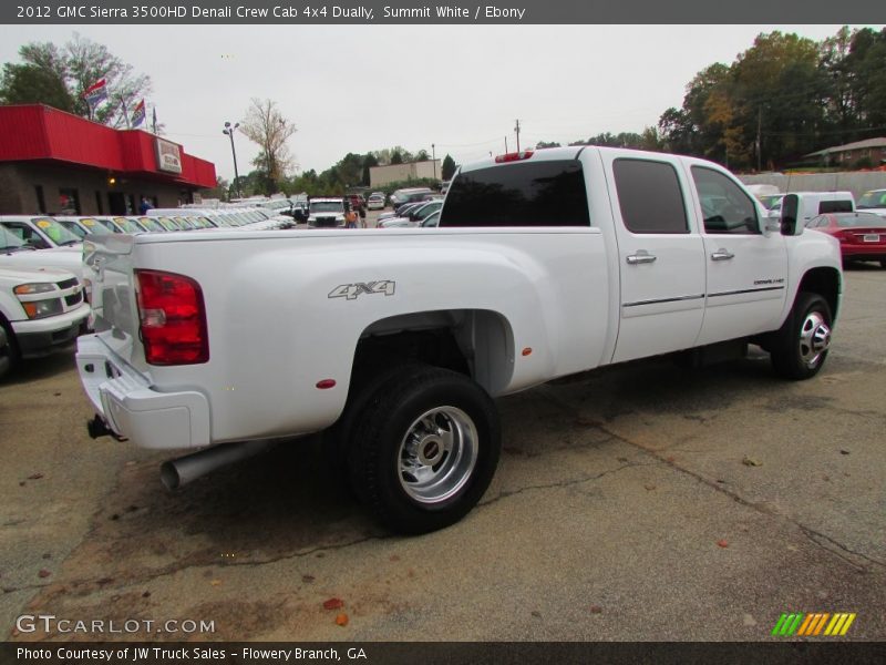 Summit White / Ebony 2012 GMC Sierra 3500HD Denali Crew Cab 4x4 Dually