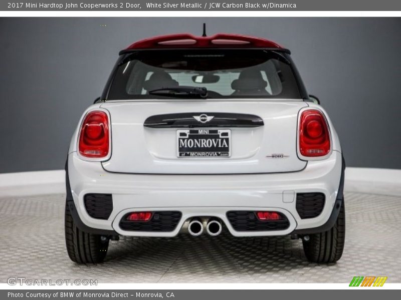White Silver Metallic / JCW Carbon Black w/Dinamica 2017 Mini Hardtop John Cooperworks 2 Door