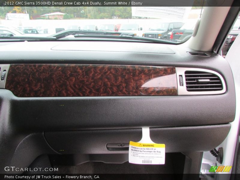 Summit White / Ebony 2012 GMC Sierra 3500HD Denali Crew Cab 4x4 Dually