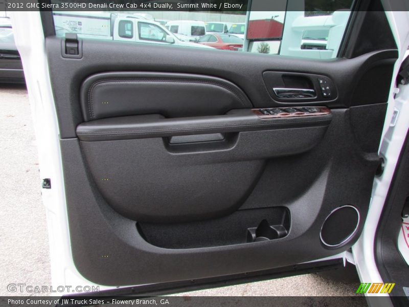 Summit White / Ebony 2012 GMC Sierra 3500HD Denali Crew Cab 4x4 Dually