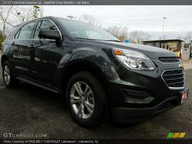 Nightfall Gray Metallic / Jet Black 2017 Chevrolet Equinox LS