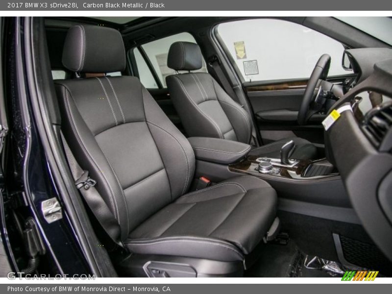 Carbon Black Metallic / Black 2017 BMW X3 sDrive28i