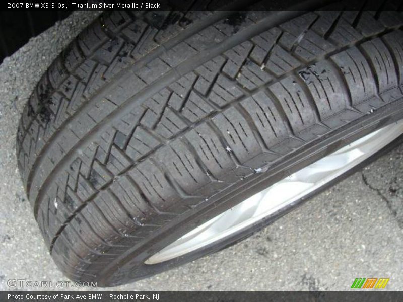 Titanium Silver Metallic / Black 2007 BMW X3 3.0si