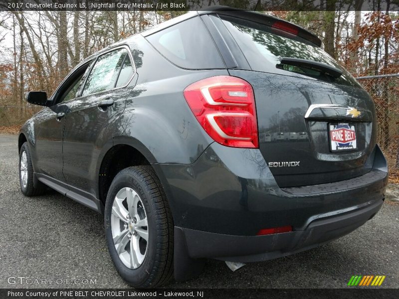 Nightfall Gray Metallic / Jet Black 2017 Chevrolet Equinox LS