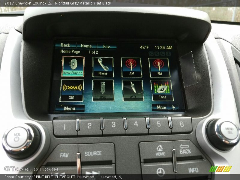 Nightfall Gray Metallic / Jet Black 2017 Chevrolet Equinox LS