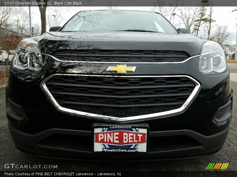 Black / Jet Black 2017 Chevrolet Equinox LS