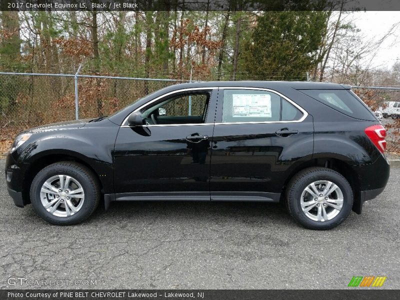 Black / Jet Black 2017 Chevrolet Equinox LS
