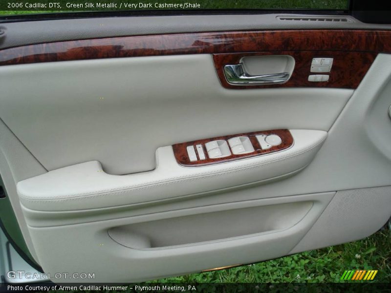 Green Silk Metallic / Very Dark Cashmere/Shale 2006 Cadillac DTS
