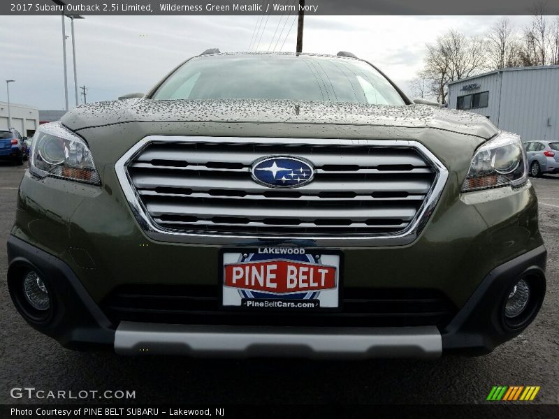 Wilderness Green Metallic / Warm Ivory 2017 Subaru Outback 2.5i Limited