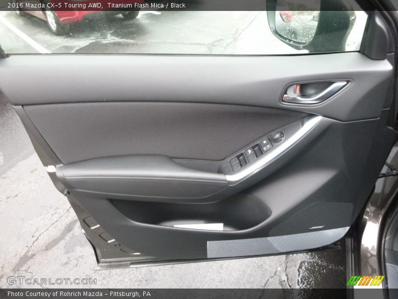 Titanium Flash Mica / Black 2016 Mazda CX-5 Touring AWD
