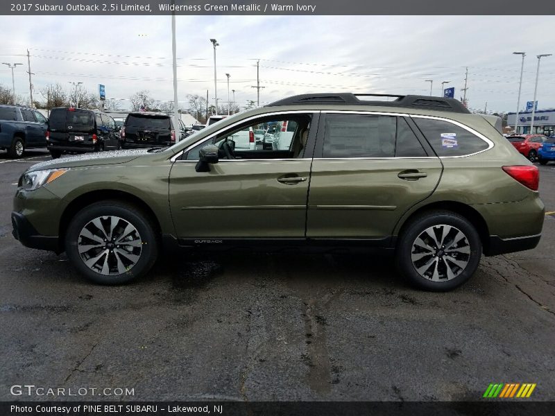 Wilderness Green Metallic / Warm Ivory 2017 Subaru Outback 2.5i Limited