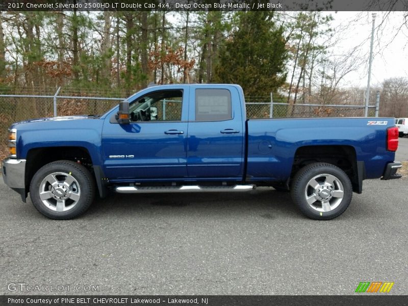  2017 Silverado 2500HD LT Double Cab 4x4 Deep Ocean Blue Metallic