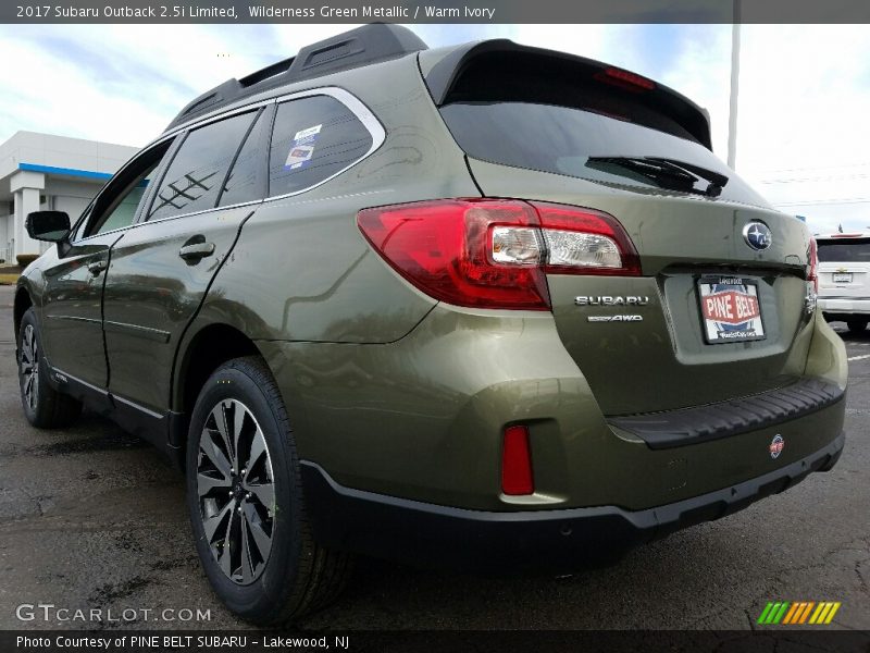 Wilderness Green Metallic / Warm Ivory 2017 Subaru Outback 2.5i Limited