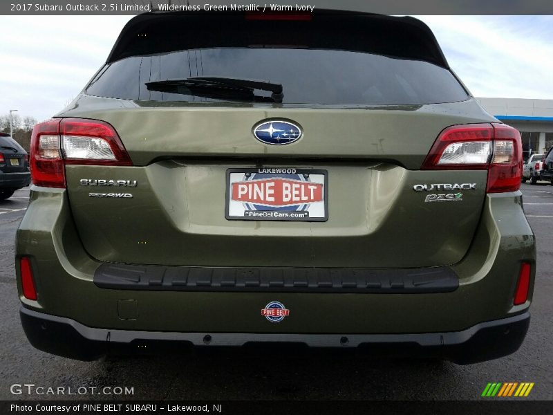Wilderness Green Metallic / Warm Ivory 2017 Subaru Outback 2.5i Limited