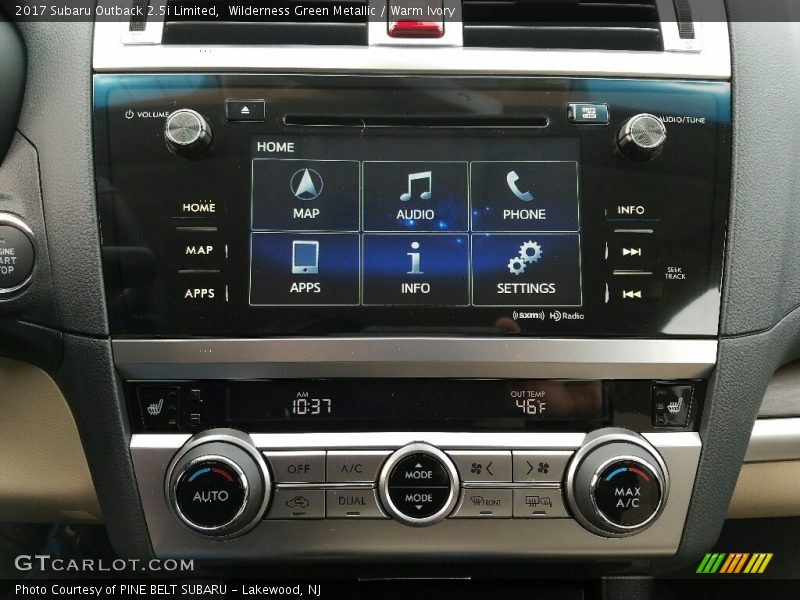 Wilderness Green Metallic / Warm Ivory 2017 Subaru Outback 2.5i Limited