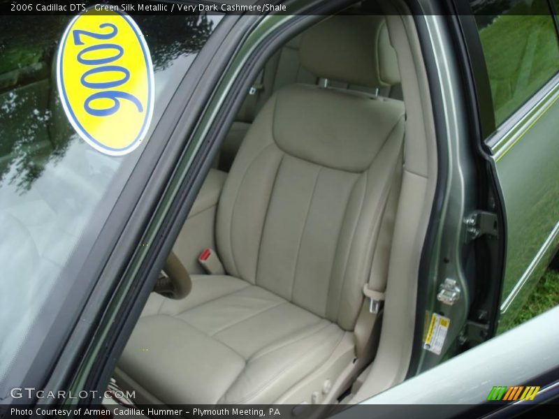 Green Silk Metallic / Very Dark Cashmere/Shale 2006 Cadillac DTS