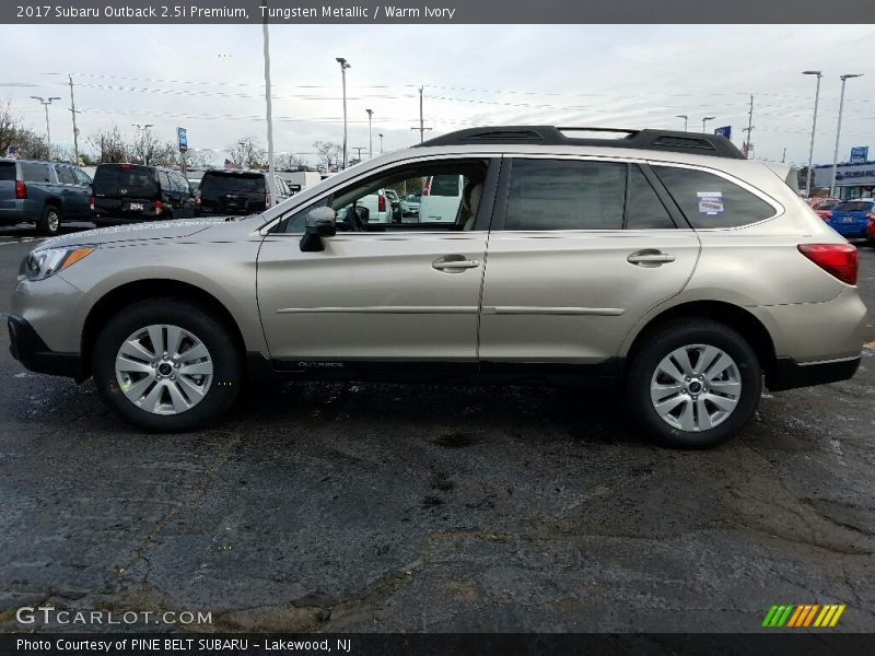 Tungsten Metallic / Warm Ivory 2017 Subaru Outback 2.5i Premium