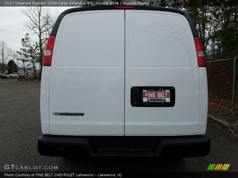 Summit White / Medium Pewter 2017 Chevrolet Express 2500 Cargo Extended WT