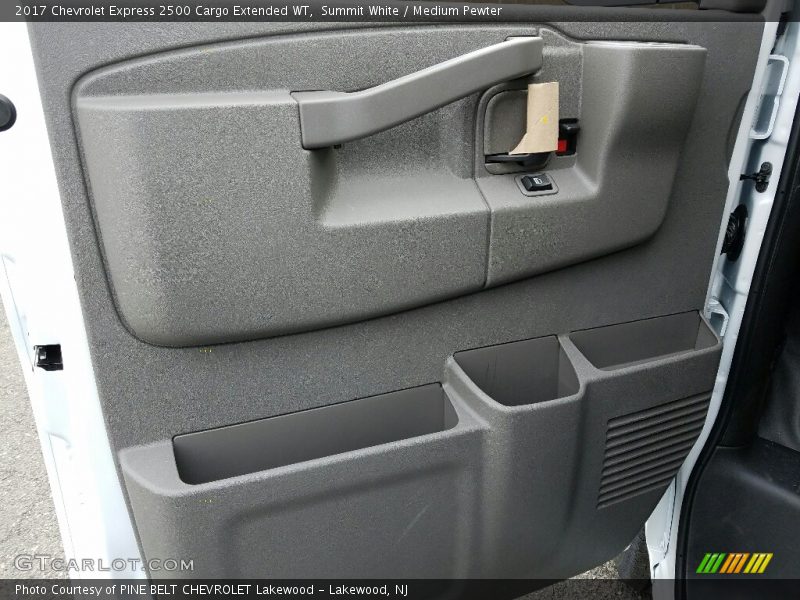 Summit White / Medium Pewter 2017 Chevrolet Express 2500 Cargo Extended WT
