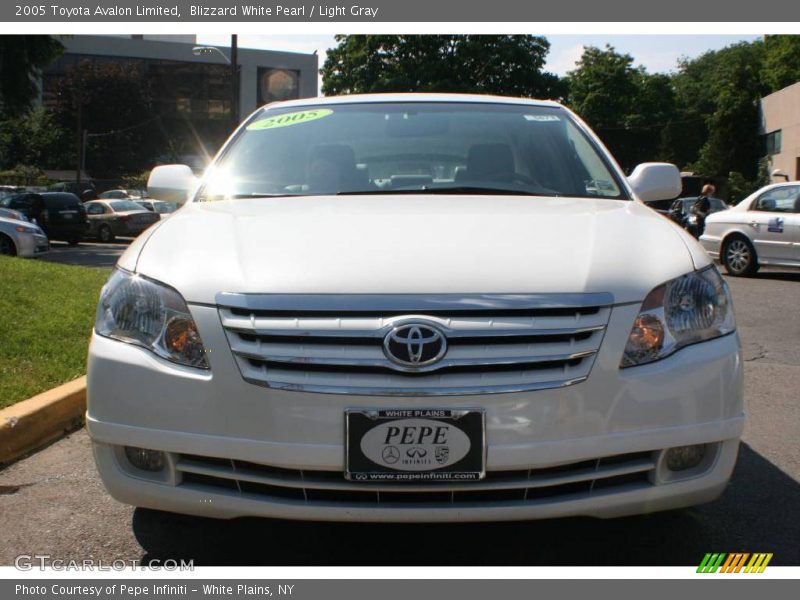 Blizzard White Pearl / Light Gray 2005 Toyota Avalon Limited